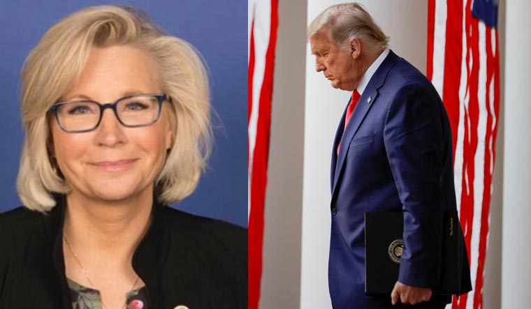 Republican Representative of Wyoming Liz Cheney, former US President Donald Trump | Twitter, Reuters