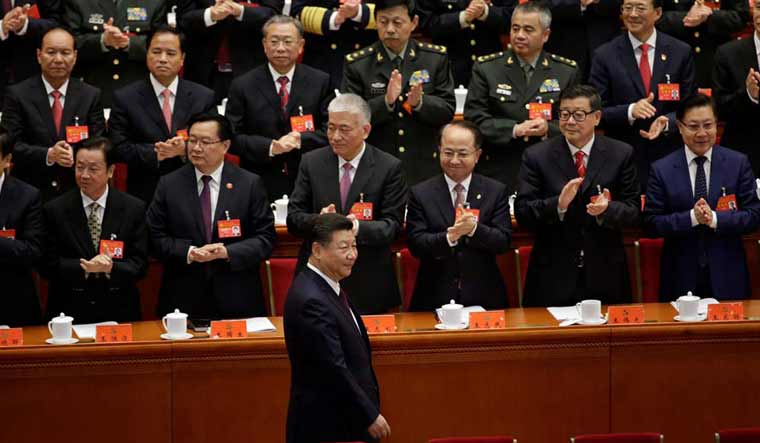 File photo of Chinese President Xi Jinping at the opening of the 19th National Congress of the Communist Party of China at the Great Hall of the People in Beijing in 2017 | Reuters
