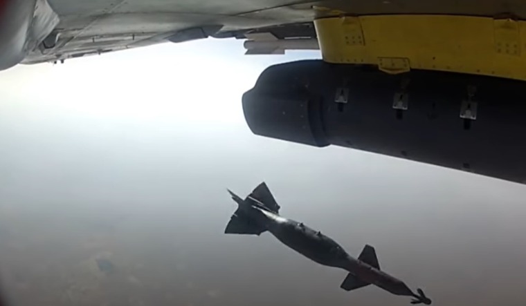 Clip of Tejas bomb test at Iron Fist 2013 | Via YouTube 