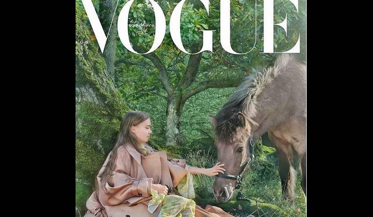 Vogue cover featuring Greta Thunberg | Instagram