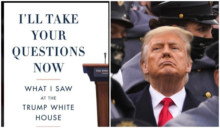 Donald Trump | AP; I Will Take Your Questions Now book cover | Harper Collins
