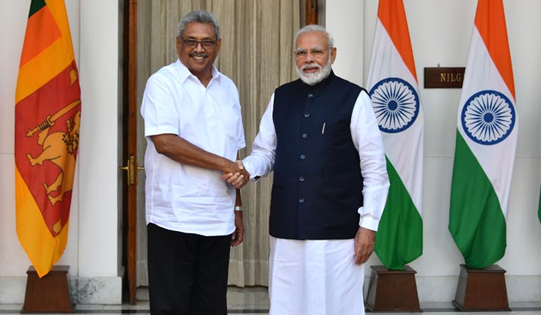 Sri Lankan President Gotabaya Rajapaksa and Prime Minister Narendra Modi in Delhi | Arvind Jain