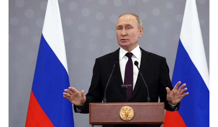 Russian President Vladimir Putin attends a news conference following the Commonwealth of Independent States (CIS) leaders' summit in Astana, Kazakhstan | Reuters