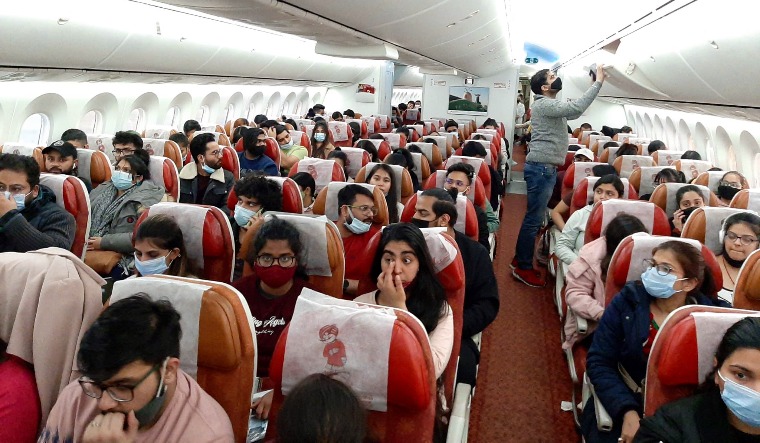 indian evacuation flight