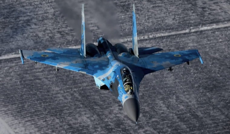 A Ukrainian Su-27 fighter | Facebook account of General Staff of the Armed Forces of Ukraine 