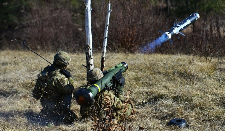 A Javelin missile being test-fired | Wikipedia Commons