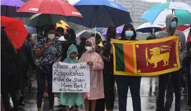 Protesters have been demanding that the Rajapaksas  step down | Bhanu Prakash Chandra
