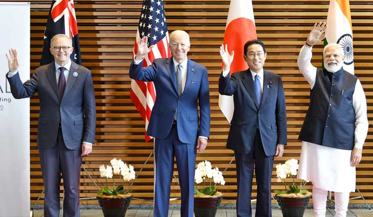 Prime Minister Narendra Modi, US President Joe Biden, Japanese Prime Minister Fumio Kishida and Australia's newly-elected Prime Minister Anthony Albanese | PTI