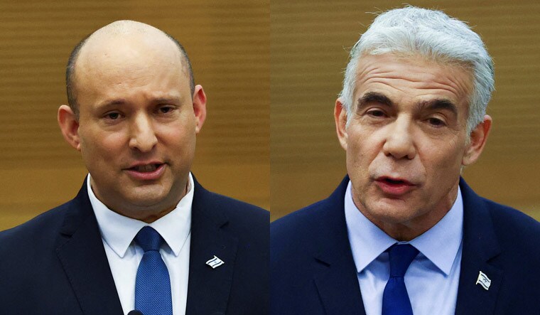 Israel PM Naftali Bennett, Foreign Minister Yair Lapid | Reuters