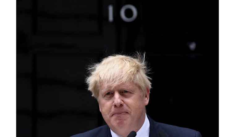 British Prime Minister Boris Johnson makes a statement at Downing Street in London | Reuters