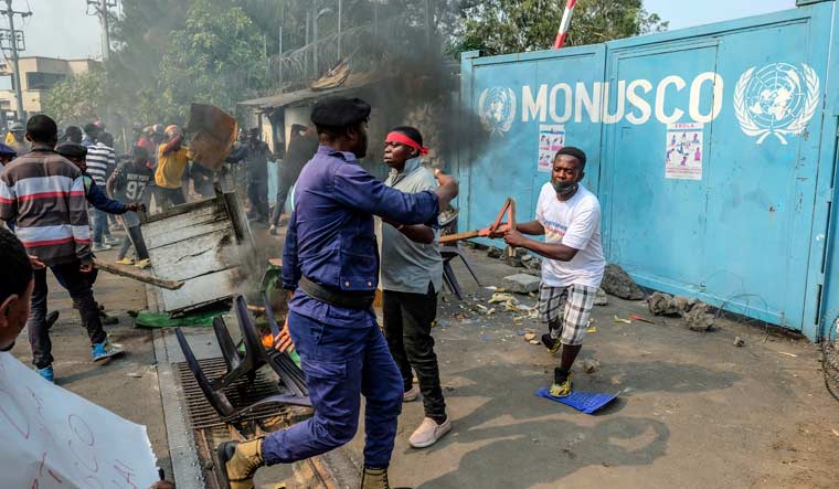 Congo UN Protest