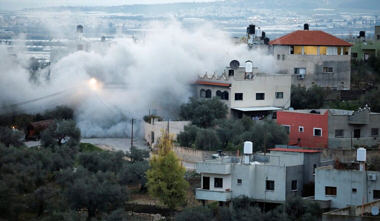 Israeli forces demolish the home of Palestinian assailant Ahmad Aabed in Kafr Dan village near Jenin in the Israeli-occupied West Bank January 2, 2023 | Reuters