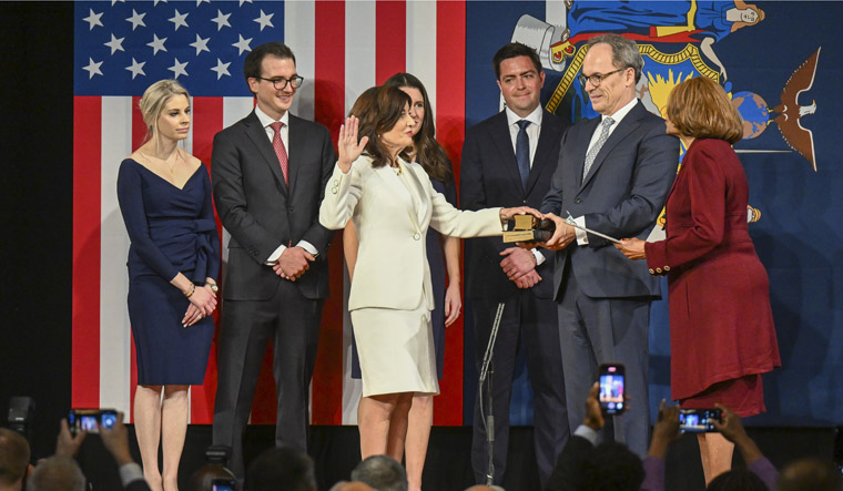 New York Governor Kathy Hochul  Inauguration