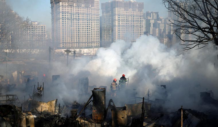 Fire in dense Seoul neighbourhood destroys at least 60 homes - The Week