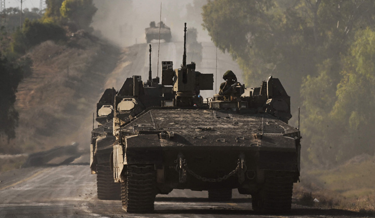 Israel-troops-near-Gaza-border-afp