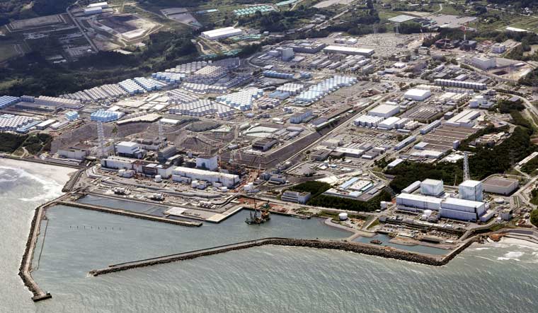 The Fukushima Daiichi nuclear power plant in Fukushima, northern Japan, on Aug. 24, 2023 | AP