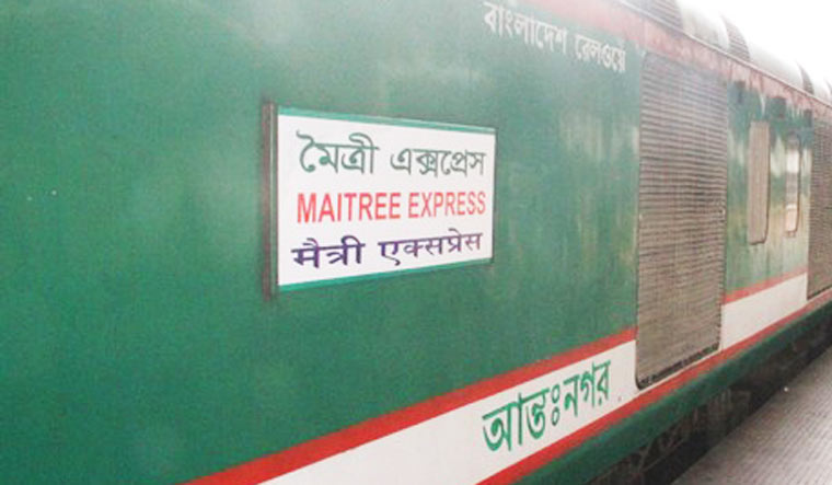 Maitree Express train runs between Kolkata and Dhaka