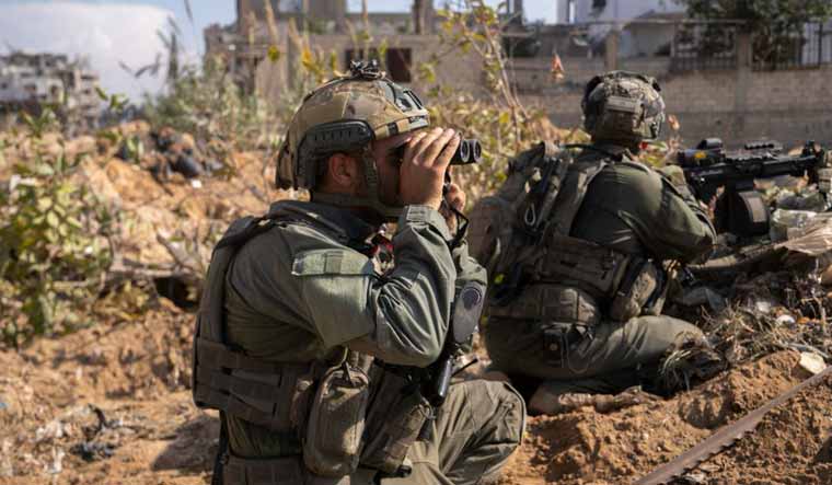 This photo released by the Israeli military shows ground operations inside the Gaza Strip | AP