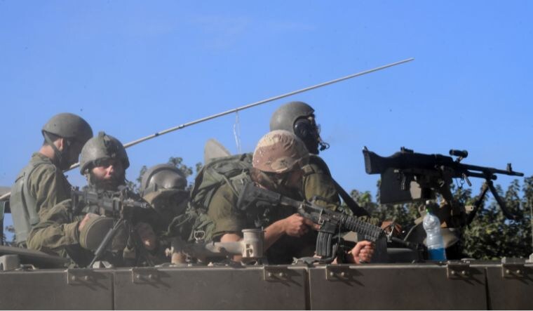 IDF troops at the border of the Gaza Strip | Bhanu Prakash Chandra