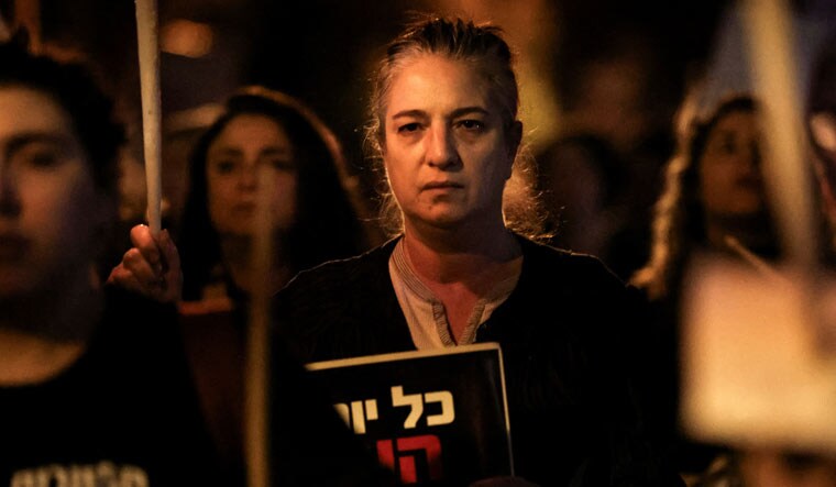 People protest after Israel's military announced that they had mistakenly killed three Israeli hostages being held in Gaza by Hamas, in Tel Aviv, Israel | Reuters