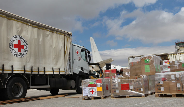 Red Cross medical supplies to Sudan