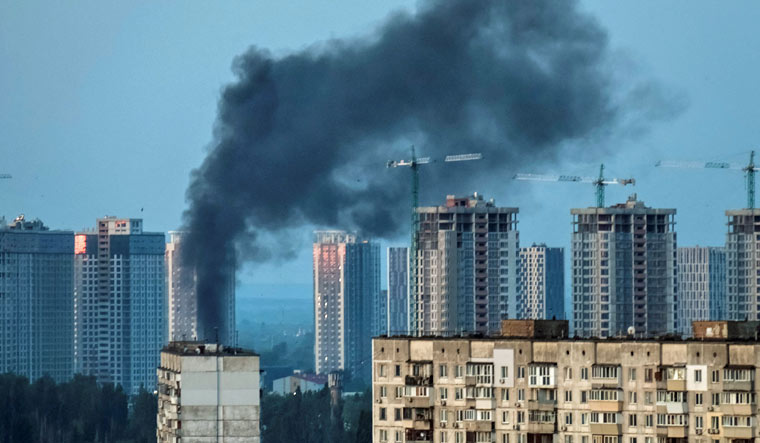 UKRAINE-CRISIS/ATTACK-KYIV