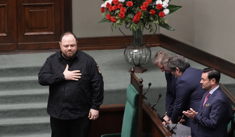 Ukraine Parliament chairman Ruslan Stefanchuk