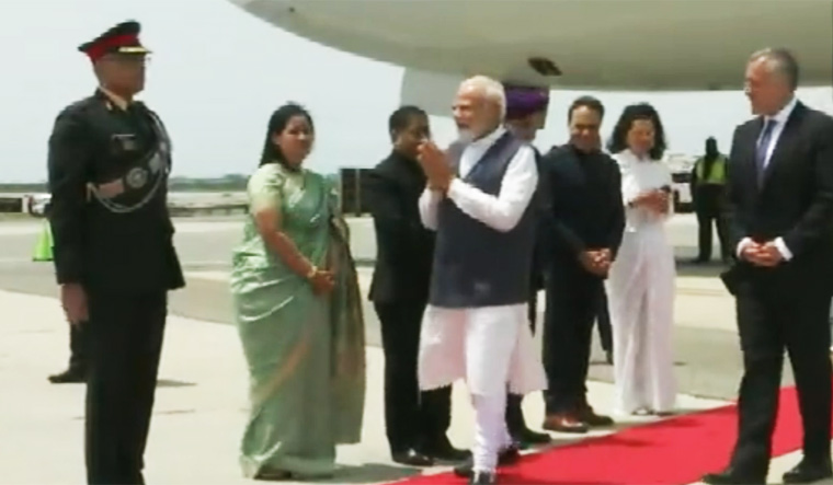 Prime Minister Narendra Modi arrives in New York on first leg of his official State visit to the United States  | Twitter