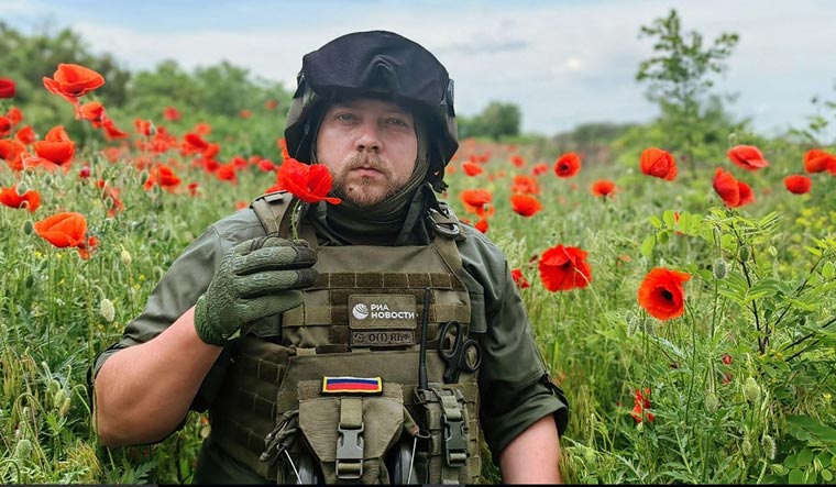 Russian journalist Rostislav Zhuravlev