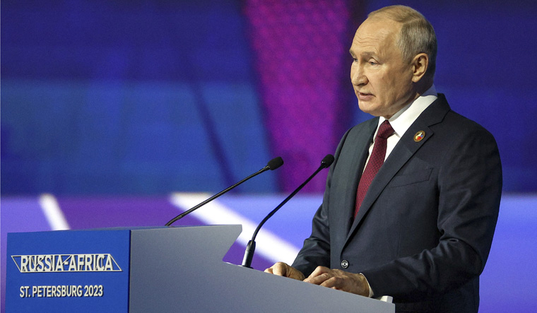 Putin at Russia Africa Summit