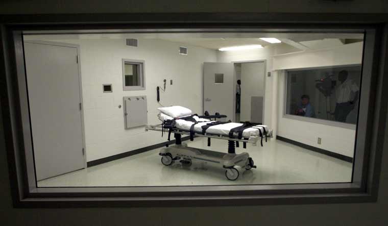 Alabama's lethal injection chamber at Holman Correctional Facility in Atmore | AP