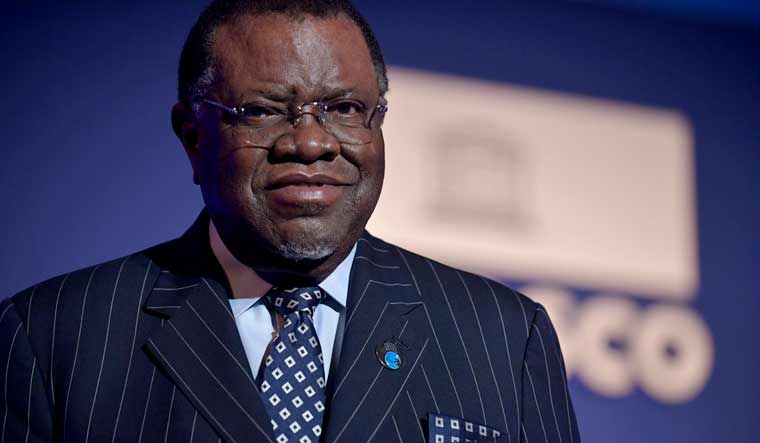 Namibian President Hage Geingob 