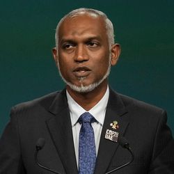 Mohamed Muizzu, president of the Maldives | AP