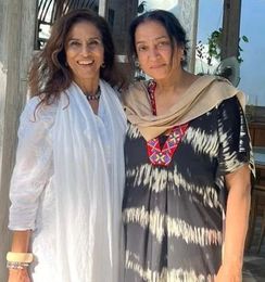 Shobhaa De and Sajni Gill | Instagram@shobhaade
