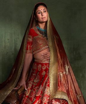 Kareena Kapoor models Masaba Gupta’s latest bridal wear collection | Instagram@Masabagupta