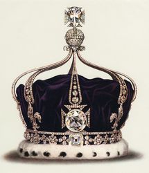 Queen Mary’s Crown with the Koh-i-noor | Getty Images