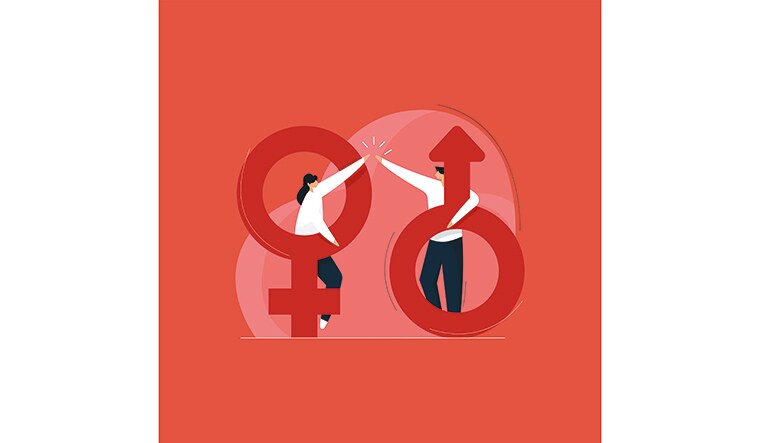 gender equality concept, sexuality concept with male and female icon, women's rights