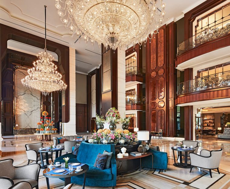 The lobby of The Ritz-Carlton Pune