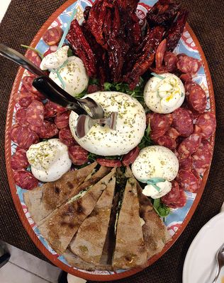 The antipasti spread in La Talpa, Matera | Nivedita Jayaram Pawar