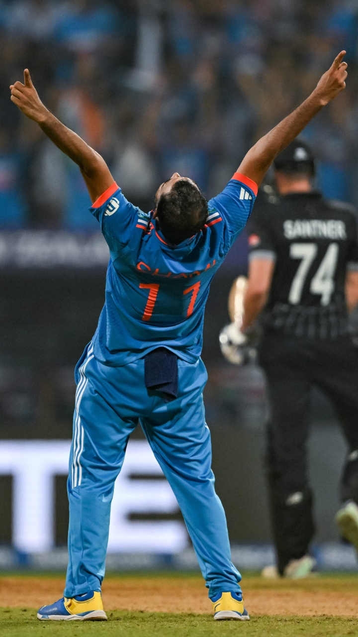 India vs New Zealand semifinal: Unstoppable Mohammed Shami becomes ODI World Cup legend!