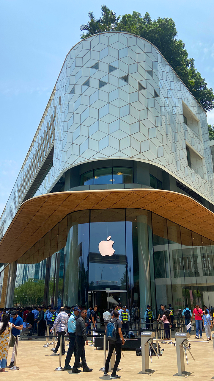 India's first Apple retail store