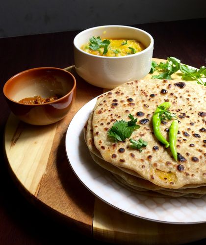 papaya-paratha