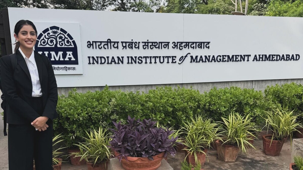 Amitabh Bachchan’s granddaughter Navya Naveli Nanda at IIM-A | Instagram