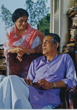 Satyajit Ray with his wife, Bijoya | Nemai Ghosh via DAG