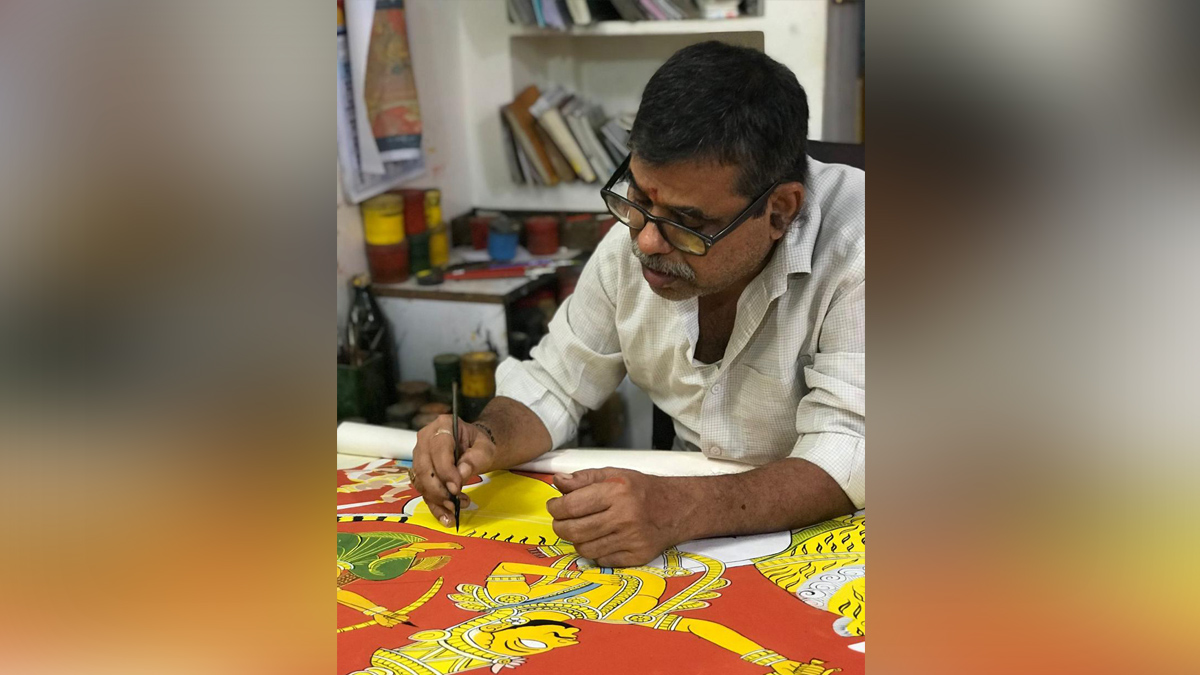 Cheriyal artist D Vaikuntam 