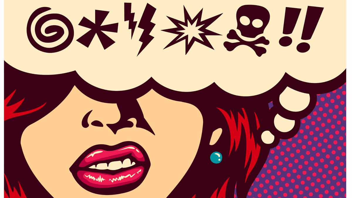 cuss-woman