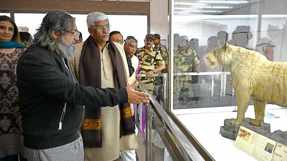 Union Minister of Culture and Tourism Gajendra Singh Shekhawat at the Indian Museum in Kolkata | Salil Bera