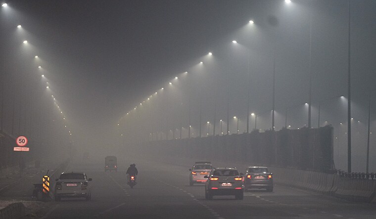 Capital concern: Delhi under smog on a November night in 2023 | PTI