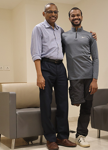 Dr Satish Balan, consultant nephrologist, KIMSHEALTH, Thiruvananthapuram (in pic, left) | Nirmal Jovial