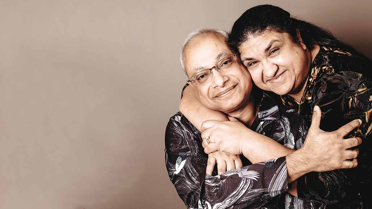 Undying bond: Dr Sean George and wife, Dr Sherry.